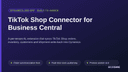 TikTok Shop Connector for Business Central thumbnail 1