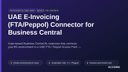 UAE E-Invoicing (FTA/Peppol) Connector for Business Central thumbnail 1