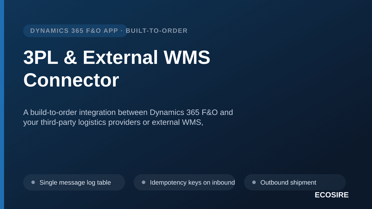 3PL & External WMS Connector