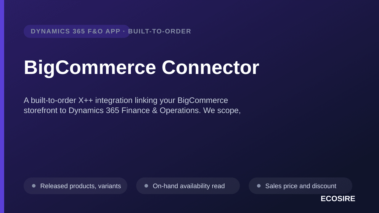 BigCommerce Connector