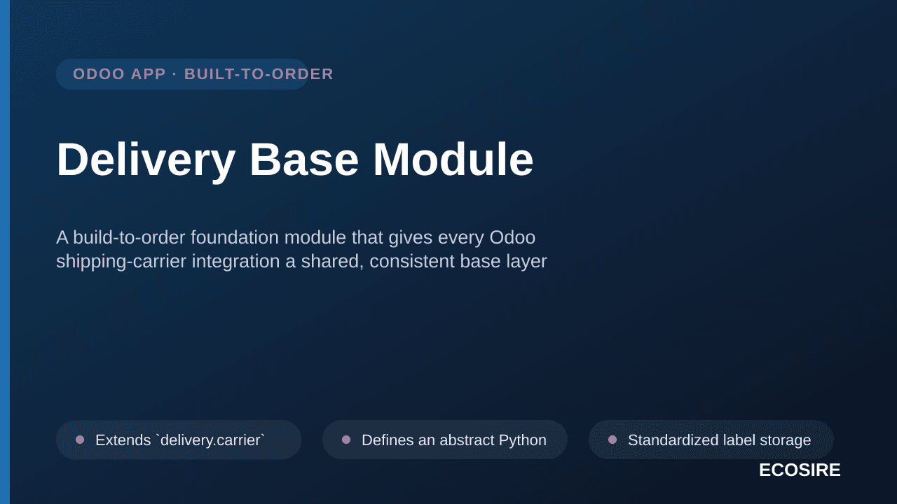Delivery Base Module