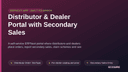 Distributor & Dealer Portal with Secondary Sales thumbnail 1