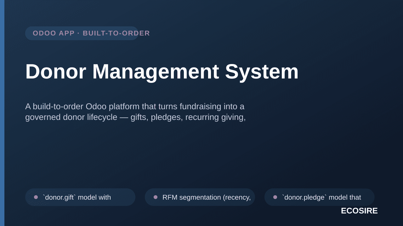 Donor Management System