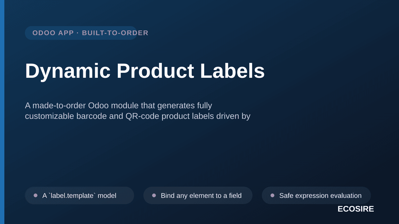Dynamic Product Labels