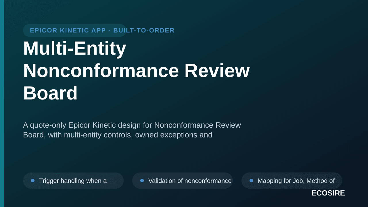 Multi-Entity Nonconformance Review Board