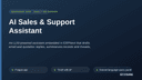 AI Sales & Support Assistant thumbnail 1