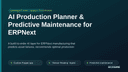 AI Production Planner & Predictive Maintenance for ERPNext thumbnail 1