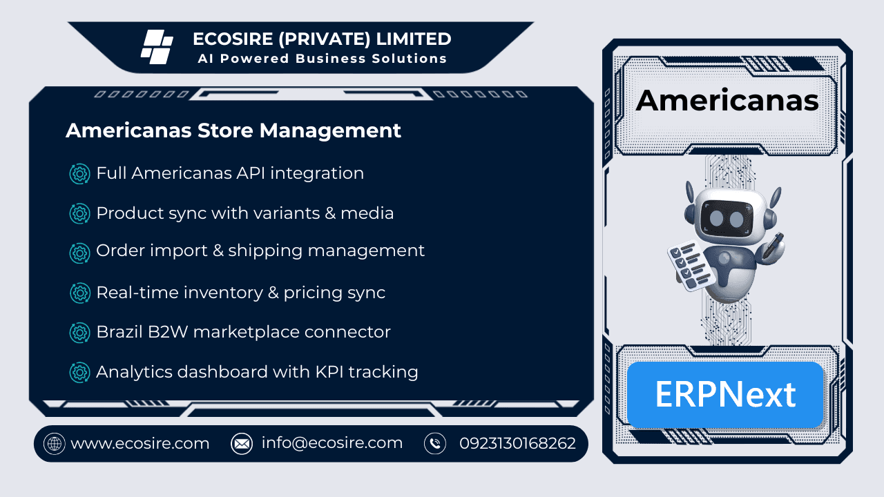Americanas Store Management (ERPNext)