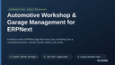 Automotive Workshop & Garage Management for ERPNext thumbnail 1