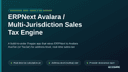ERPNext Avalara / Multi-Jurisdiction Sales Tax Engine thumbnail 1