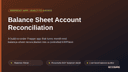 Balance Sheet Account Reconciliation thumbnail 1