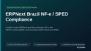 ERPNext Brazil NF-e / SPED Compliance thumbnail 1