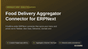 Food Delivery Aggregator Connector for ERPNext thumbnail 1