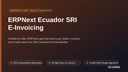 ERPNext Ecuador SRI E-Invoicing thumbnail 1