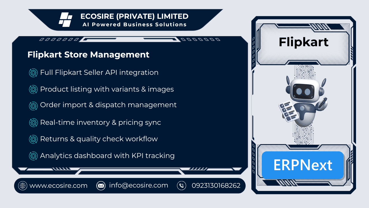 Flipkart Store Management (ERPNext)