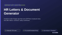HR Letters & Document Generator thumbnail 1