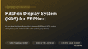 Kitchen Display System (KDS) for ERPNext thumbnail 1