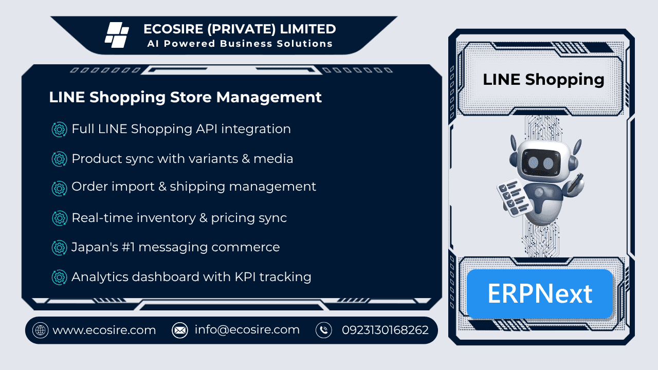Line Store Management (ERPNext)