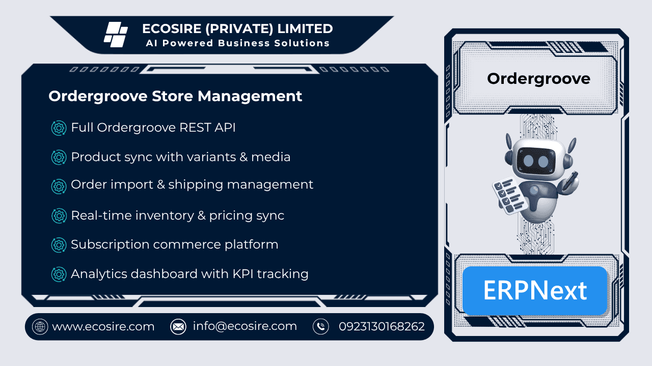 Ordergroove Store Management (ERPNext)
