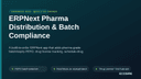 ERPNext Pharma Distribution & Batch Compliance thumbnail 1