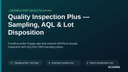 Quality Inspection Plus — Sampling, AQL & Lot Disposition thumbnail 1