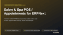 Salon & Spa POS / Appointments for ERPNext thumbnail 1