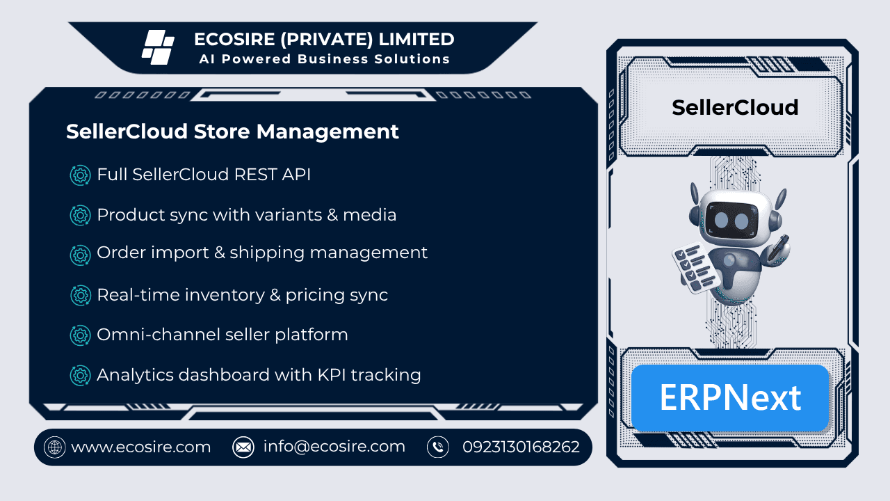 Sellercloud Store Management (ERPNext)