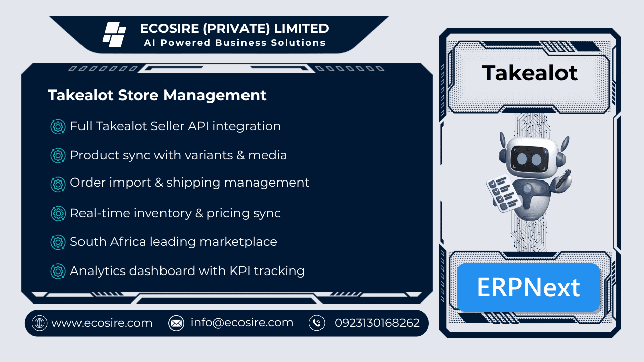 Takealot Store Management (ERPNext)