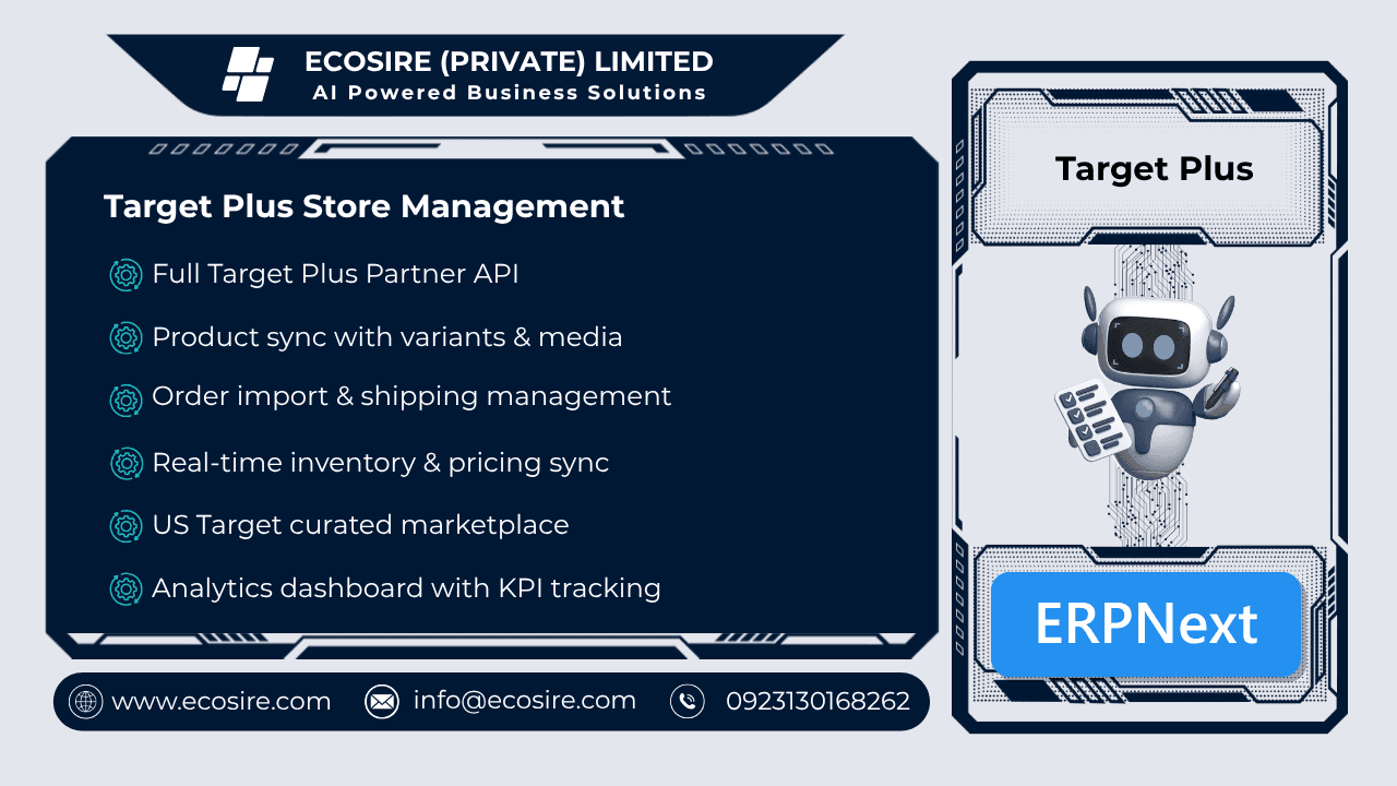 TargetPlus Store Management (ERPNext)