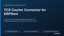 TCS Courier Connector for ERPNext thumbnail 1