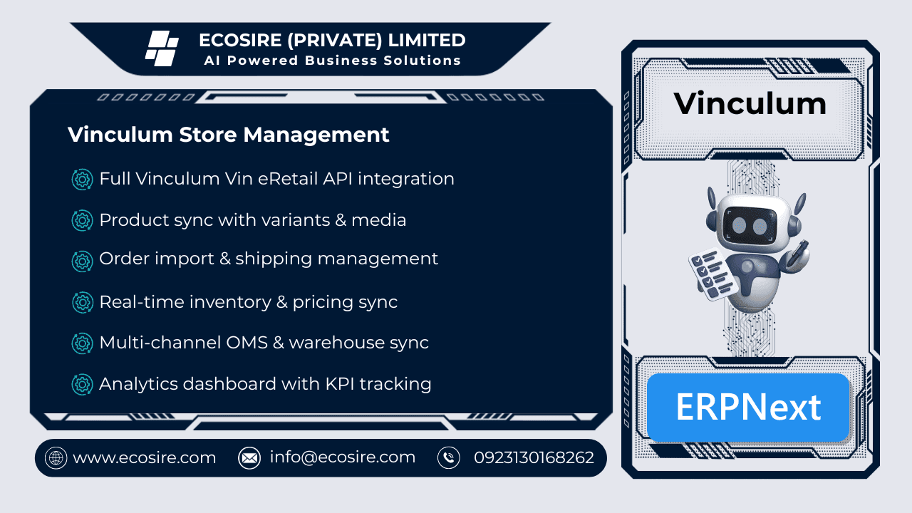 Vinculum Store Management (ERPNext)