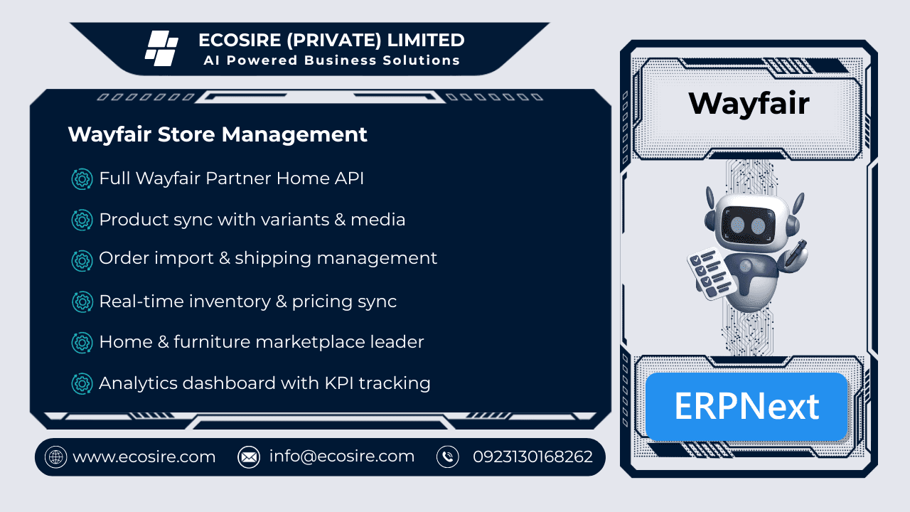 Wayfair Store Management (ERPNext)