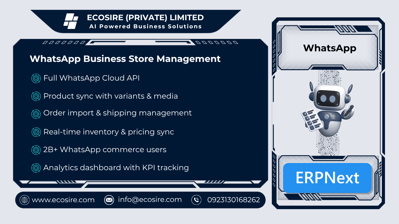 Whatsapp Store Management (ERPNext)