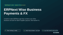 ERPNext Wise Business Payments & FX thumbnail 1