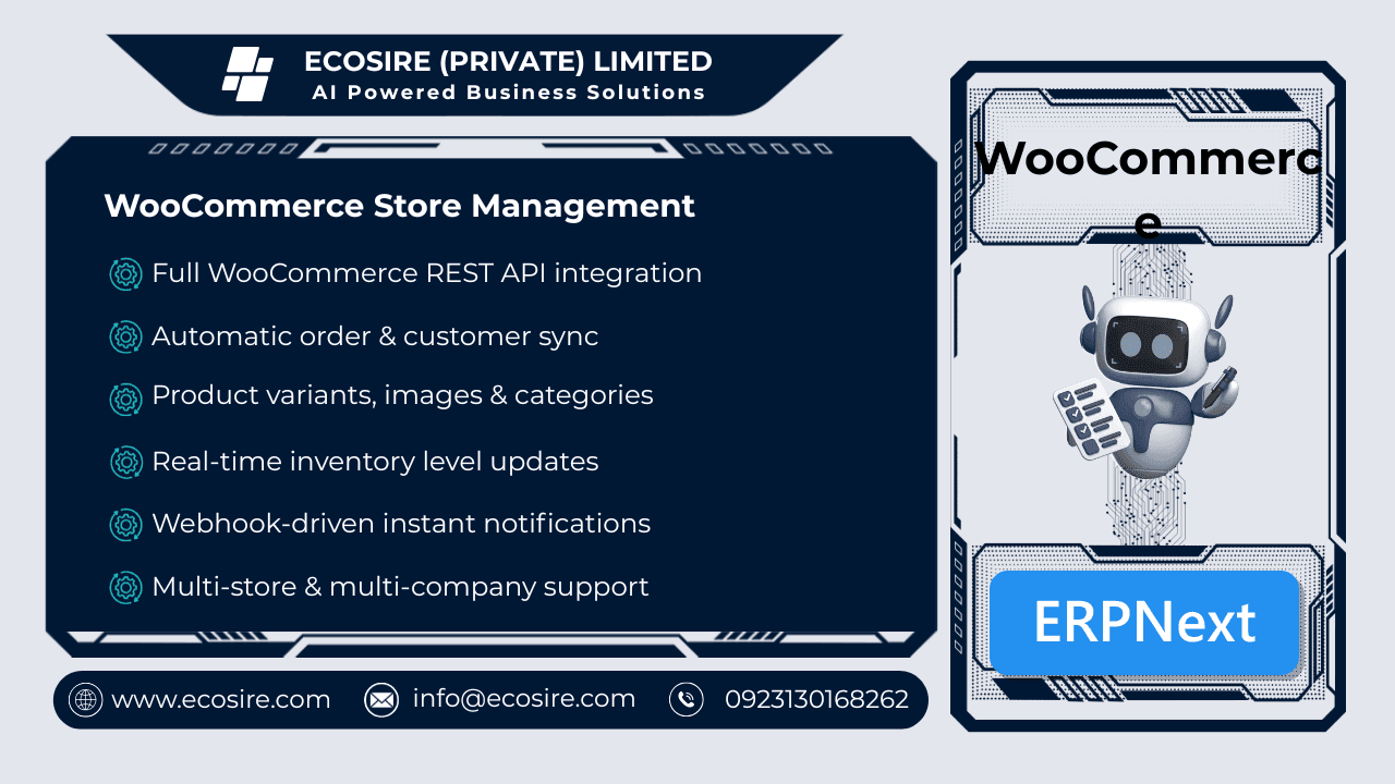 WooCommerce Store Management (ERPNext)