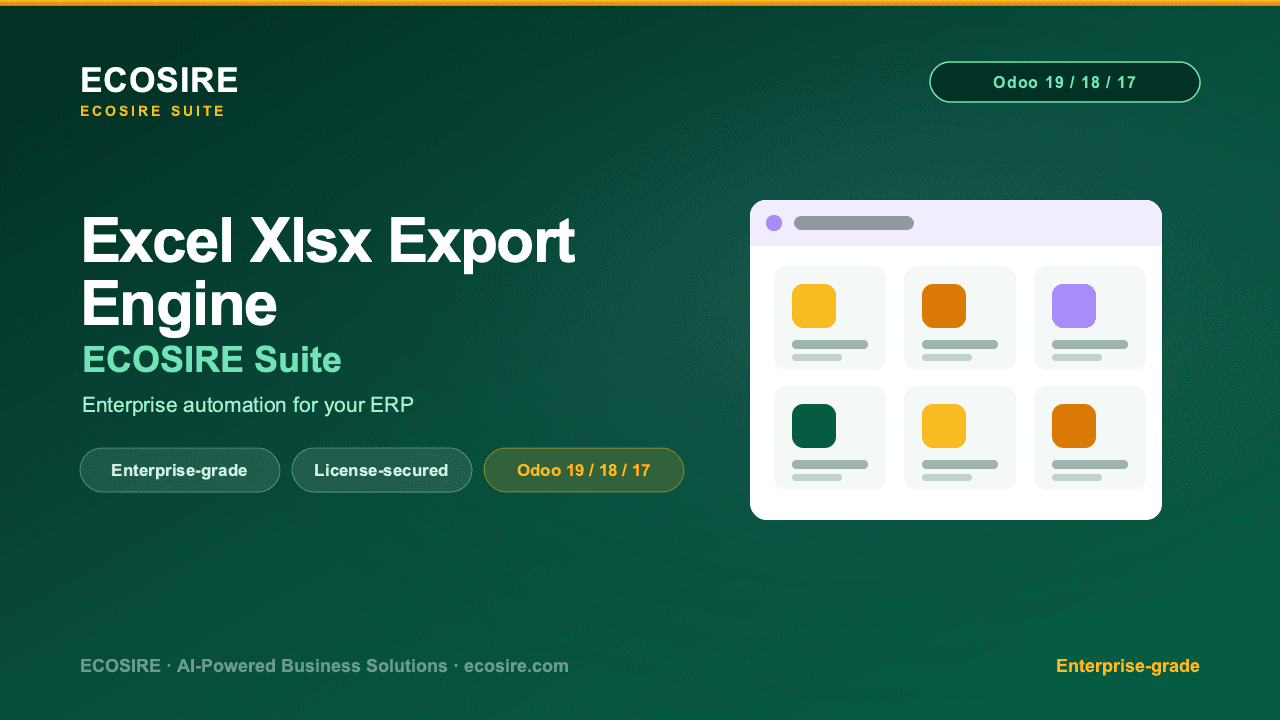 Excel / XLSX Export Engine