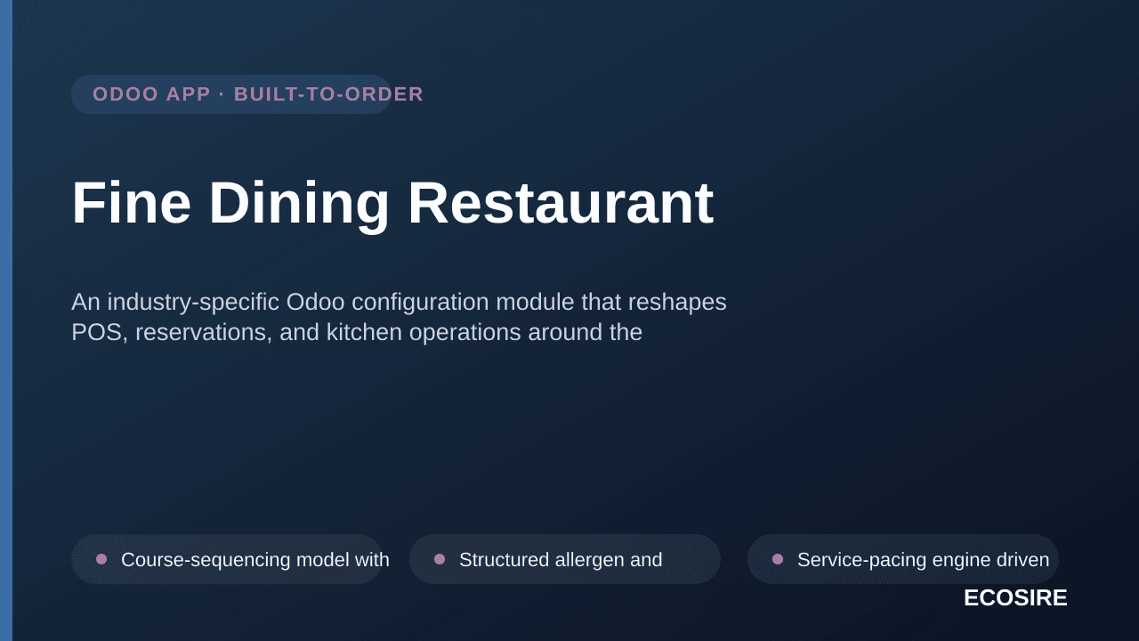 Fine Dining Restaurant
