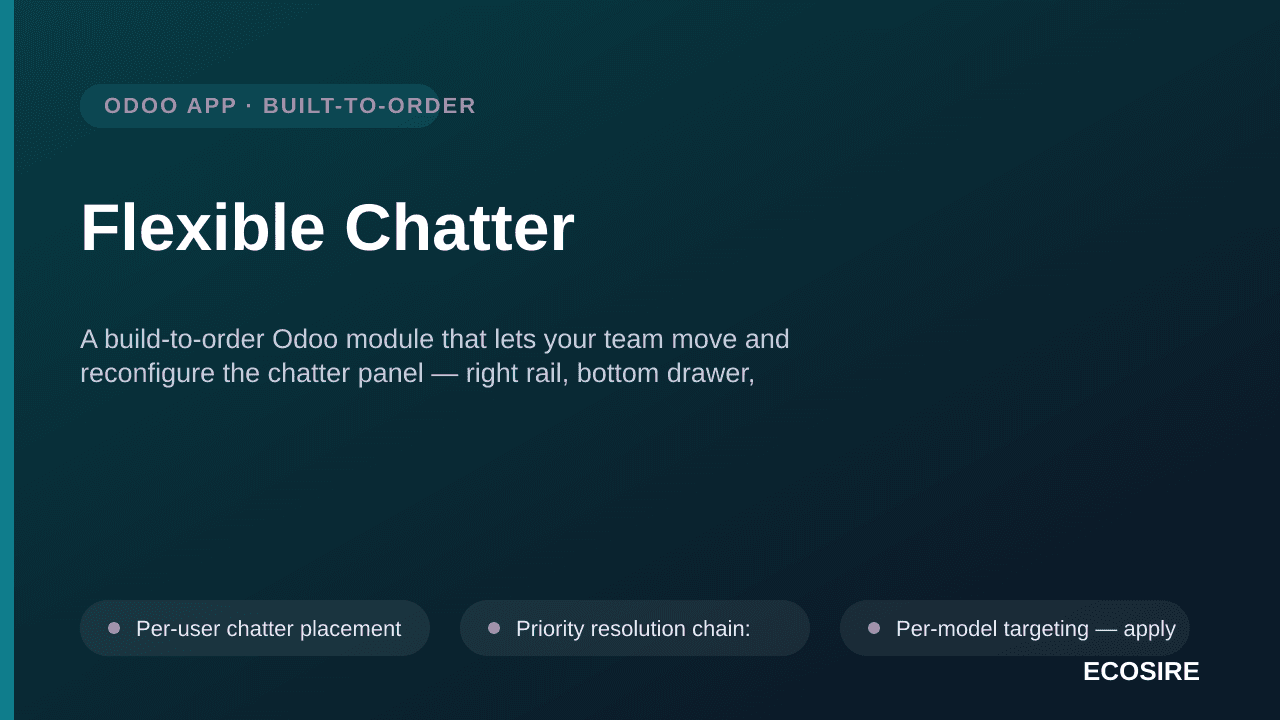 Flexible Chatter