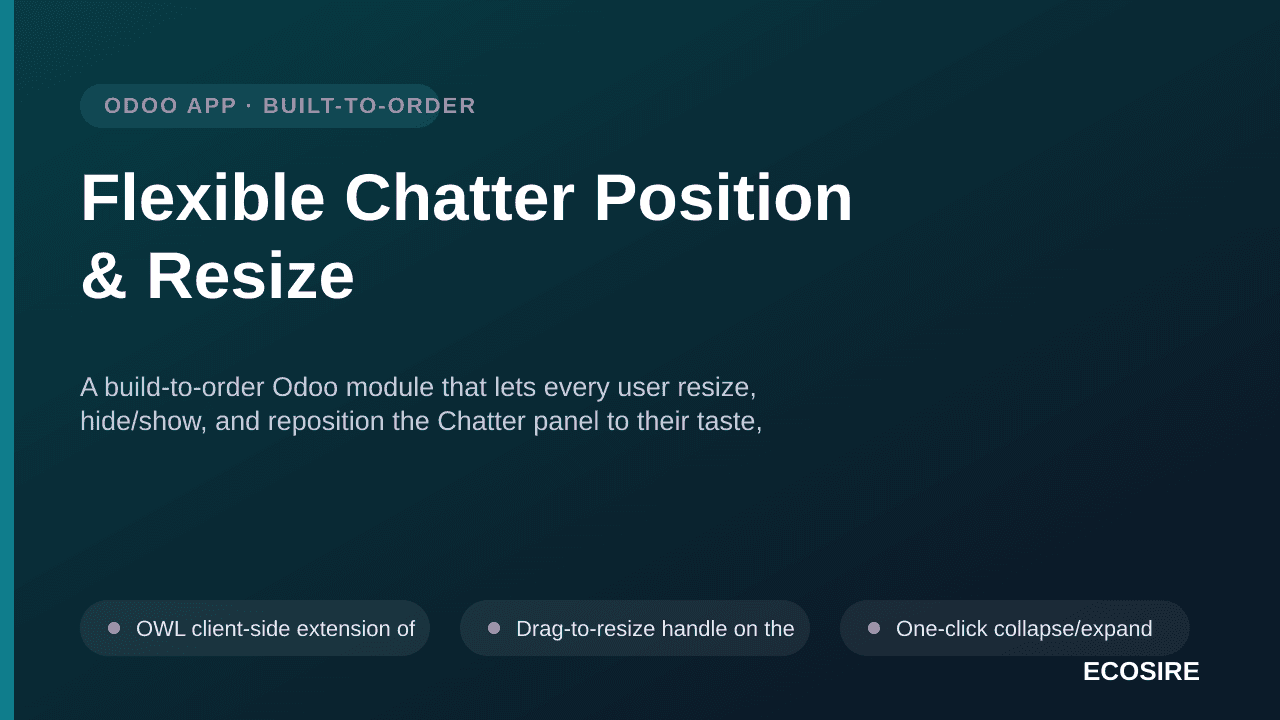 Flexible Chatter Position & Resize