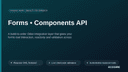 Forms • Components API thumbnail 1