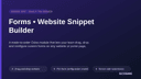 Forms • Website Snippet Builder thumbnail 1