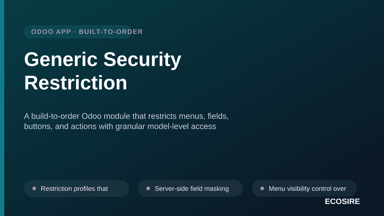 Generic Security Restriction
