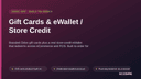 Gift Cards & eWallet / Store Credit thumbnail 1