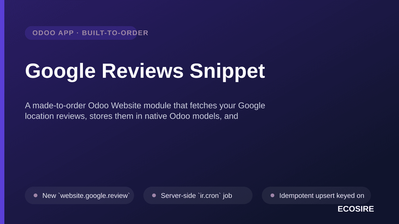 Google Reviews Snippet