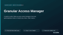 Granular Access Manager thumbnail 1