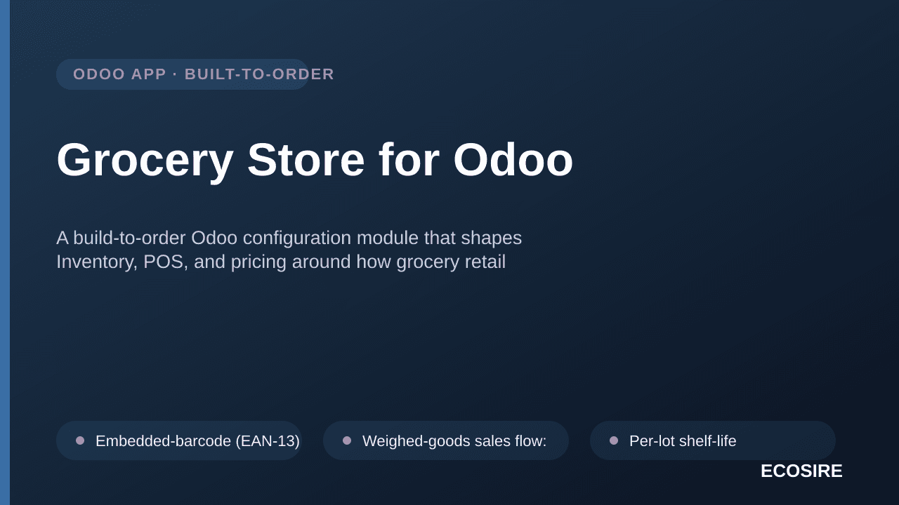 Grocery Store for Odoo