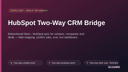 HubSpot Two-Way CRM Bridge thumbnail 1