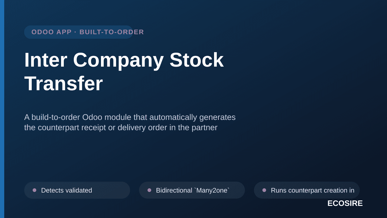 Inter Company Stock Transfer