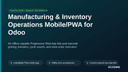Manufacturing & Inventory Operations Mobile/PWA for Odoo thumbnail 1