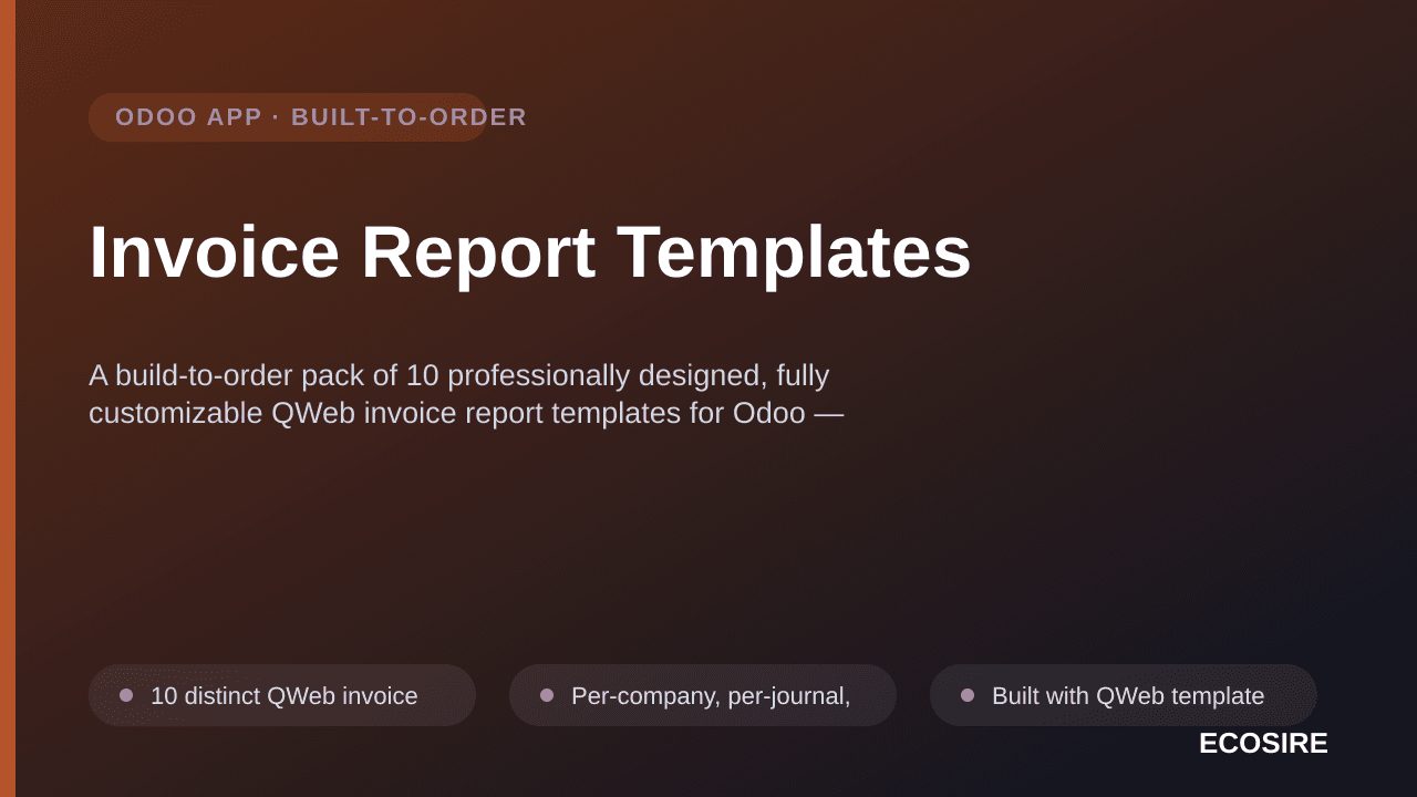 Invoice Report Templates